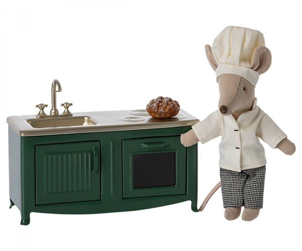 Kitchen, Mouse Dark green Maileg USA