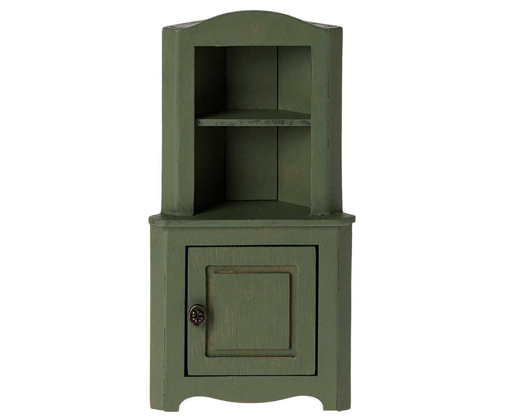 Corner Cabinet, Mouse - Dark Green - Maileg USA