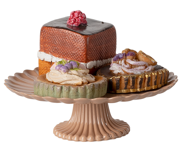 Cakes and cakestand, Mini - Maileg USA