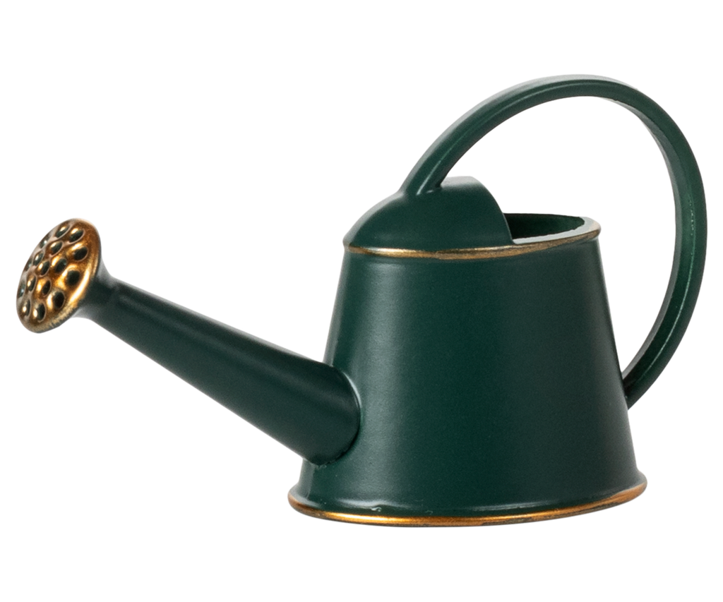 Watering can, Mouse - Dark green - Maileg USA