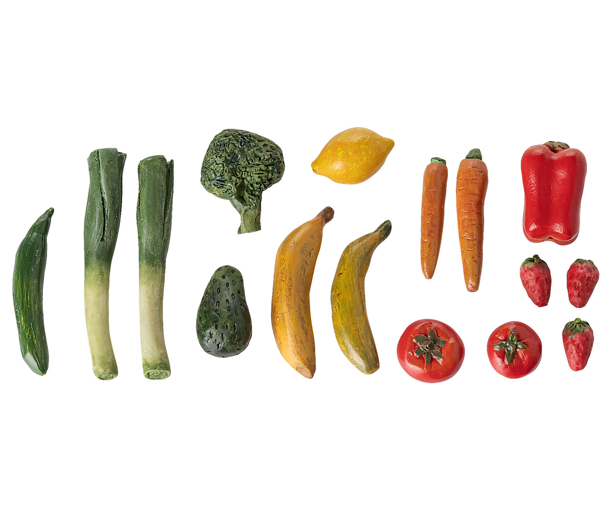 Veggies and fruits, Miniature