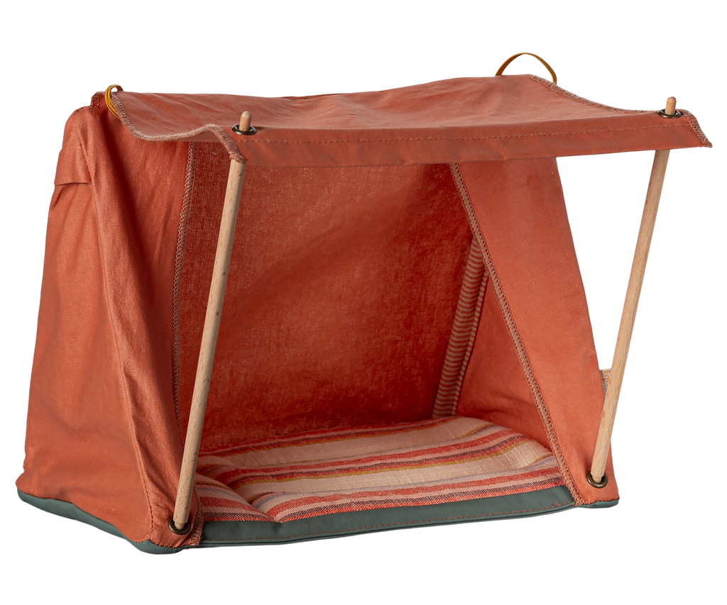 maileg little feather mouse with tent Maileg Happy Camper Tent, Mouse