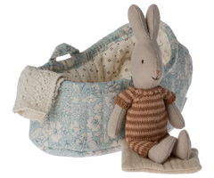 Rabbit in Carry Cot, Micro - Maroon