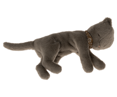 Plush Kitten, Medium - Earth Grey