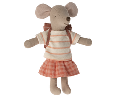 Tricycle Mouse, Big Sister - Coral