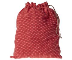 Bag, Large - Red/White Dots