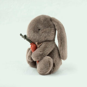 Plush Bunny, Small - Earth Grey