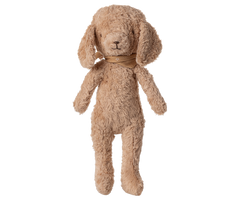 Poodle dog, Vintage plush - Dusty powder