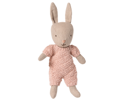 Rabbit, Micro - Sand - Rose knitted suit