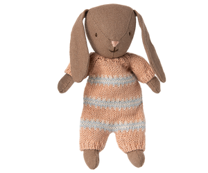 Micro Bunny in Carry Cot, Dusty Rose
