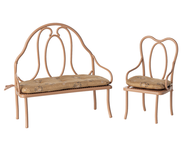 Vintage chair, Mini - Dark powder - Maileg USA
