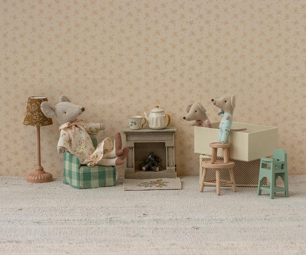 High Chair for Mice, Mint - Maileg - Maileg USA