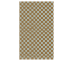 Gift wrap, 10 m - Checker - Mint/Ocher