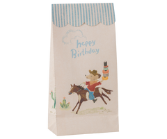 Goodie bag - Happy birthday - Cowboy (12 pcs)