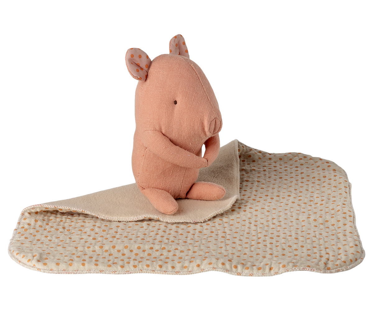 Lullaby friends, Pig, Mini - Rose - Maileg USA
