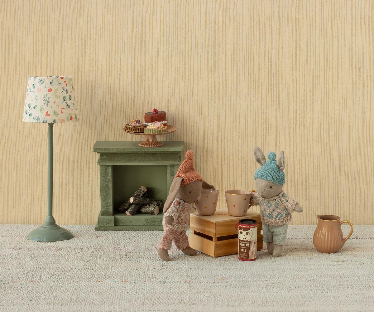 Winter rabbit, Micro - Sand - Mint - Maileg USA