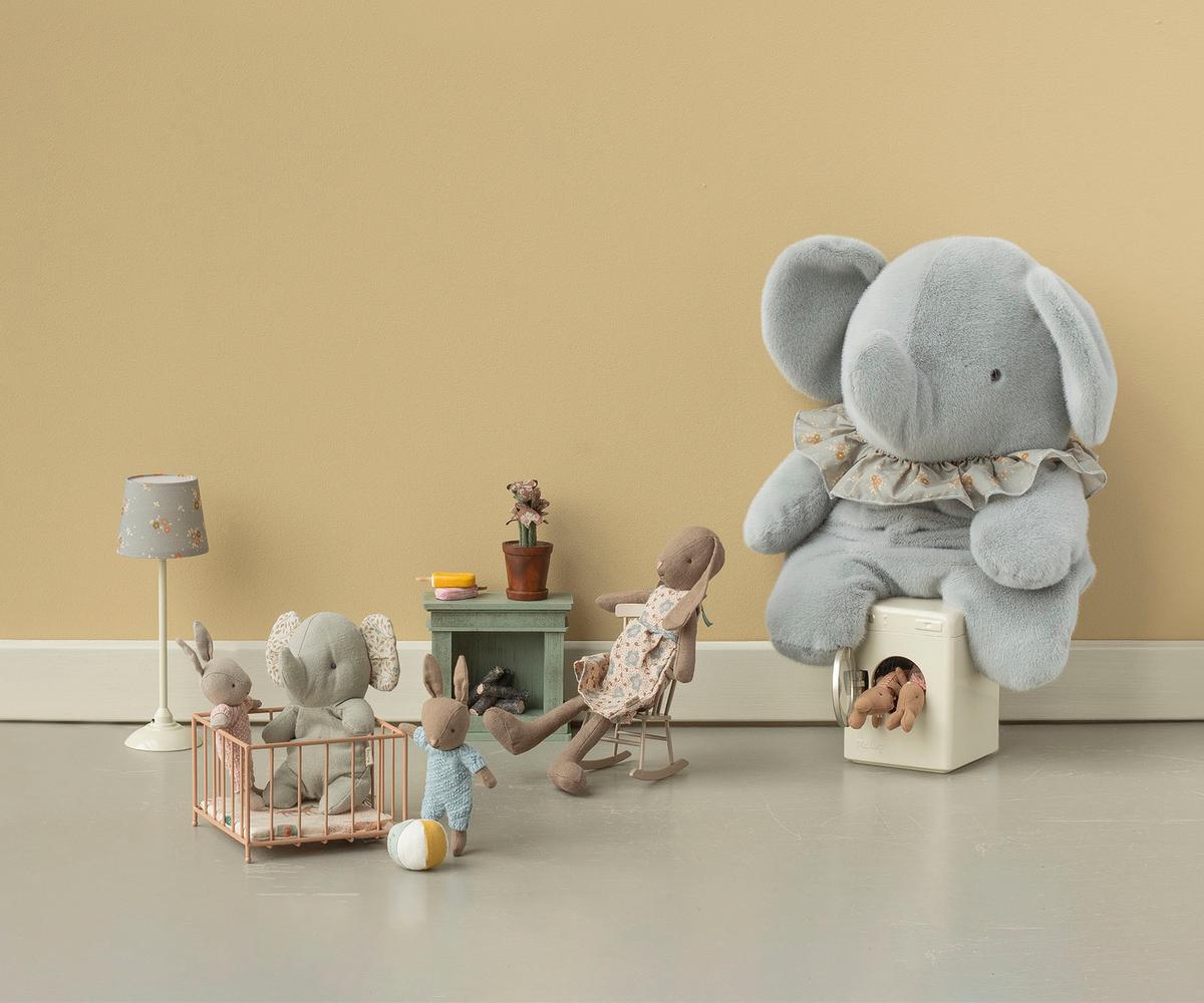 Rabbit set, Micro - Brown - Blue - Maileg USA