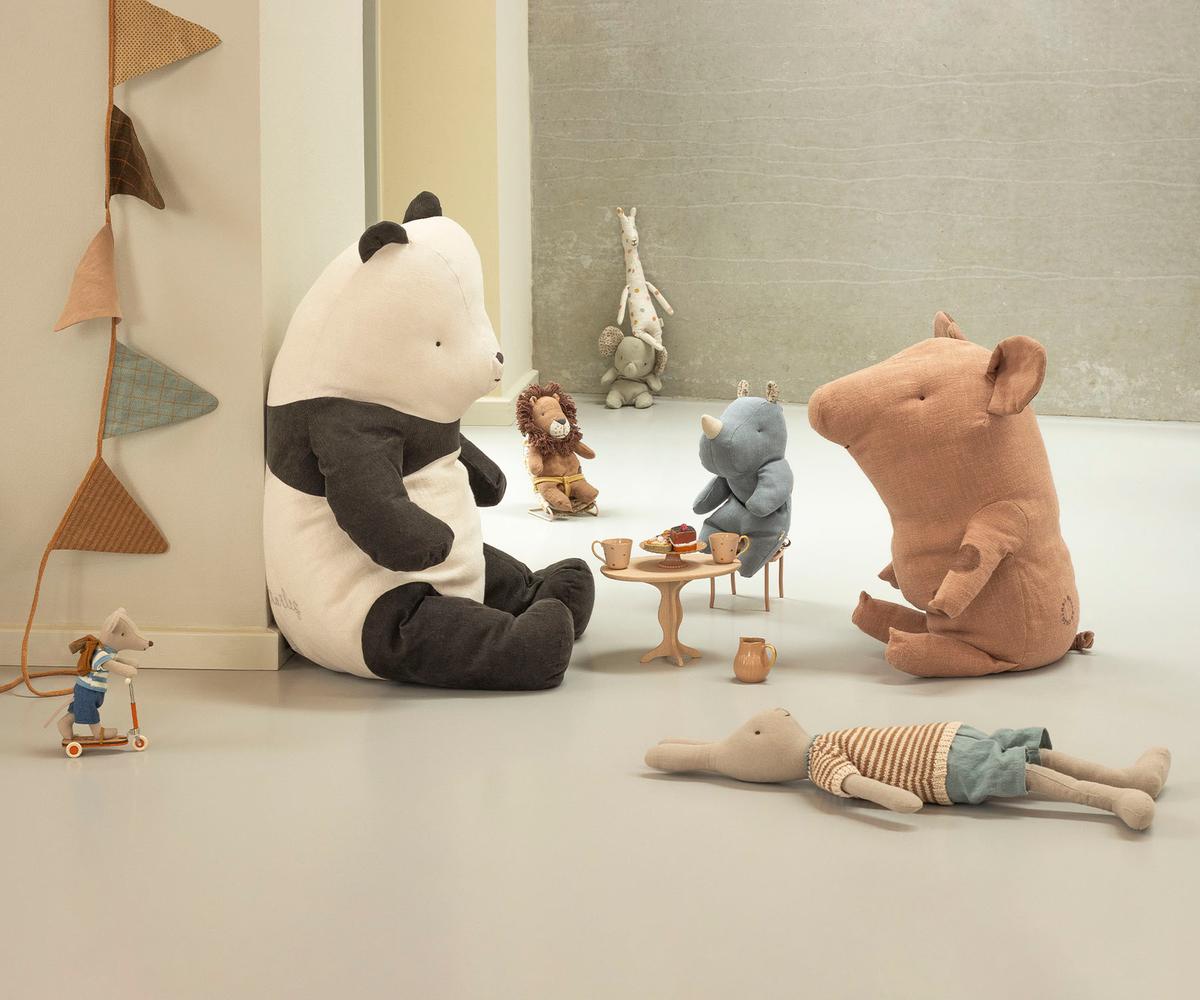 美品 MANIMARIS journey panda combi ジャーニー Safari friends, Panda, Large - Maileg USA
