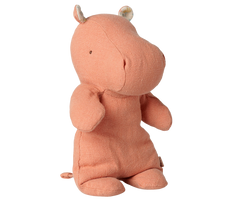 Safari friends, Hippo, Small - Dusty coral