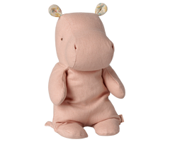 Safari friends, Hippo, Small - Soft rose