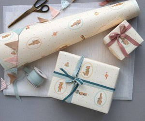 Gift Wrap, Bunnies and Teddies - 10 m