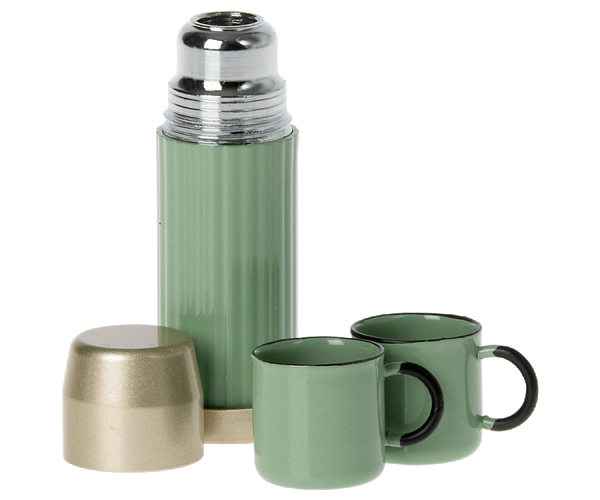 Thermos and Cups - Mint - Maileg USA